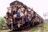 Crowded Indian Train